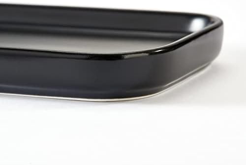 Ceramic Bathroom Tray,Kitchen Sink Organizer Tray,Cosmetics Holder (Black) - Image 6