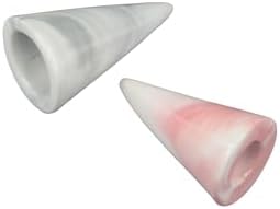 Leadigol Ceramic Cone Shape Finger Ring Holder Single Ring Display Support Holder Decorative Display Stands Marble Decor Jewelry Display Stand Ring Storage Rack - Image 7