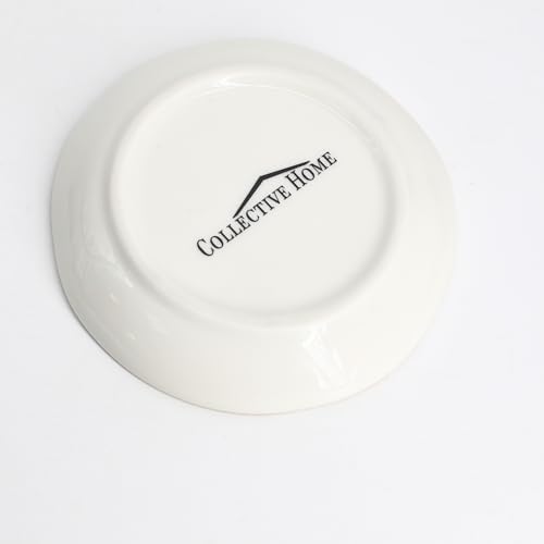 COLLECTIVE HOME - Ceramic Jewelry Tray, Decorative Trinket Dish for Rings Earrings Necklaces Bracelet Watch Keys, Birthday Mother's Day Christmas Gift for Women, 4.75", Glossy (t) - Image 6