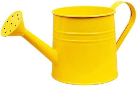 Small Watering Can, 1L Metal Flower Garden Watering Can, Gardening Tool Accessories for Outdoor Indoor Plants Lawn (Yellow) - Image 7