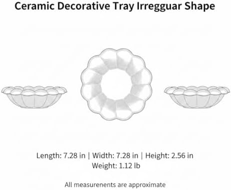 Declutter Your Space with This Irregular Ceramic Catch-All Tray for Jewelry and Keys - Image 7