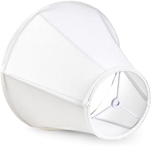 GO&SO White Bell Lamp Shades, Set of 2, 6" x 13" x 9.8" - Image 6