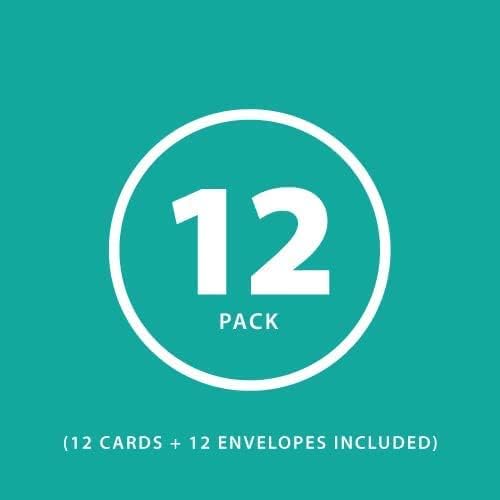 Happy Fruit Greeting Cards (12 Cards and Blank Envelopes)