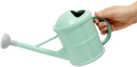 Farmlyn Creek Watering Can - Plant Waterer with Long Spout & Detachable Sprinkler Head - Compact Design for Indoor Garden - Kids Watering Can for Gardening - Green, 0.4 Gallon - Image 7