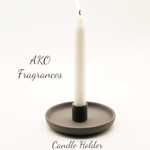 4 in 1 Incense Burner Holder - Multi-Purpose Ceramic Incense Stick Holder, Palo Santo Holder for Clean Burning, Sage Meditation Burner Set, Candle Holder for Aromatherapy (Matte Charcoal Black) - Image 7