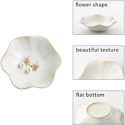 BEUNAIZER Jewelry Dish Tray, Ring Dish, Ceramic Trinket Tray, Key Bowl - Image 6