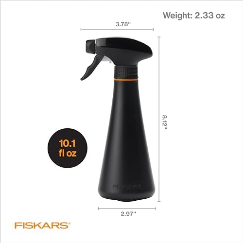 Fiskars 10oz Plant Mister Spray Bottle for Indoor Plants, Black - Image 6