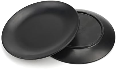 Black Jewelry Dish Decorative Trinket Tray Bowl for Women 5.9" Black - Image 5