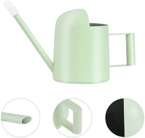 Mini Watering Can, 10oz/300ml Stainless Steel Long Spout Small Watering Can for Indoor Plants Succulents, Herbs (Green) - Image 7