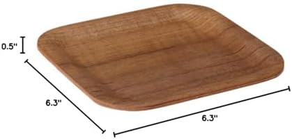 KINTO 45157 Non-Slip Tray, 6.3 x 6.3 inches (160 x 160 mm), Teak - Image 7