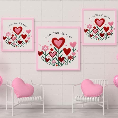Nuberlic Valentine Embroidery Kit for Beginners Adults - Image 7