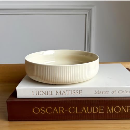 6'' Key Bowl, Purse Bowl - Small Decorative Bowl, Soft Beige - Image 5
