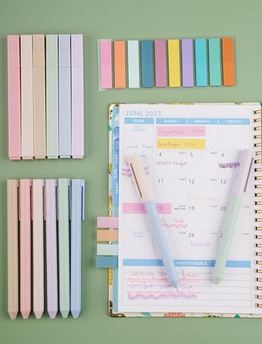 NiArt Bible Highlighters No Bleed 14Pc Gel Pens & Sticky Notes Study Set - Image 7
