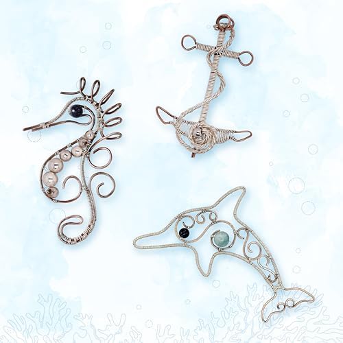 Filofly DIY Jewelry Making Kit 004, Ocean, Wire Wrapping & Weaving Kits - Image 4