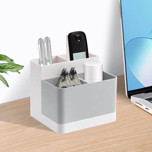 Poeland Desktop Storage Organizer, Pen and Pencil Cases Boxes, Pen or Pencil Holder Box Container for Desk, Office Supplies, Vanity Table - Image 6