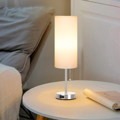 Dott Arts 18" Table Lamp for Bedroom, 3-Color Bedside Lamps with Pull Chain - Image 6