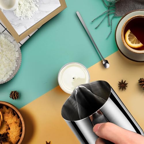 Haccah Candle Making Kit, Wax Melter for Candle Making Supplies, Candle Wax Warmer for Adults,Beginners, Including 500w Electric Stove,900ml Melting Wax Pouring Pot, Thermometer, Spoon, Candle Wick - Image 7