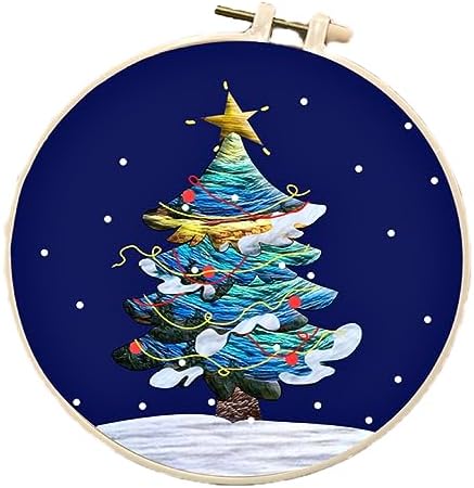 Craft Set for DIY Art Relaxation(Christmas Tree Patterns) - Image 4