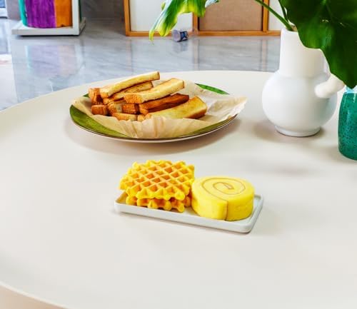 6.4" Porcelain Small Bathroom Narrow Mini Tray - White - Image 7