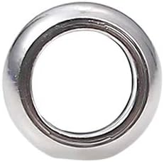 Stainless Steel Spacer Beads 5x2mm Rondelle Loose Charm Caps Beads for DIY Jewelry Making 100pcs with 3mm Hole