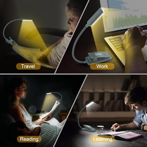 Gritin 9 LED Rechargeable Book Light for Reading in Bed - Image 7