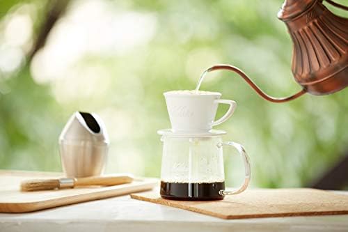 Kalita HA155#01035 Coffee Dripper Wave Series Porcelain Hasamiyaki for 1-2 People - Image 5