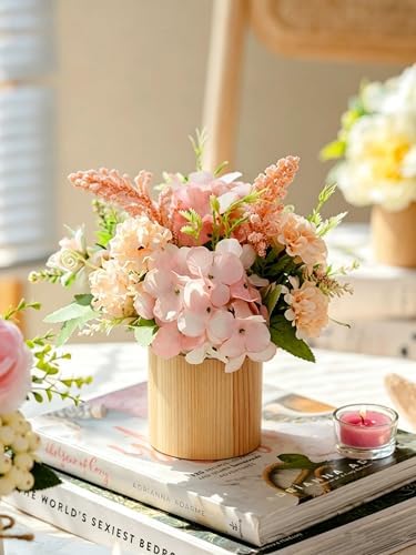 2-Pack 4 Inch Unfinished Round Wooden Cup Wood Pen Pencil Holder for DIY Crafts Makeup Brushes Home Office Supplies and Desk Organizer - Image 7