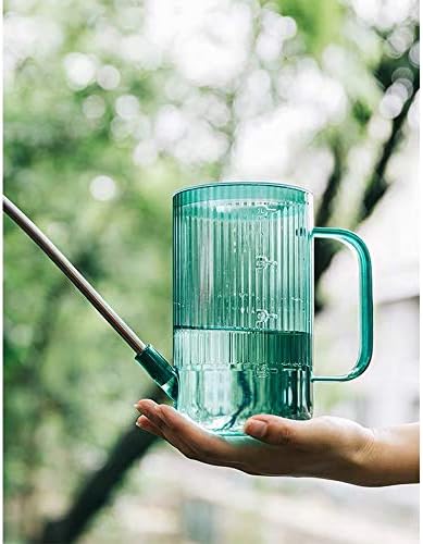 Small Watering Can for Indoor Plants, Flowers, Succulents with Long Spout 34oz(Green) - Image 7