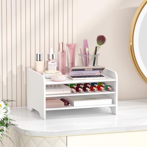 Bamboo File Organizer for Desk, Desktop Paper Tray and Mail Holder - Image 7