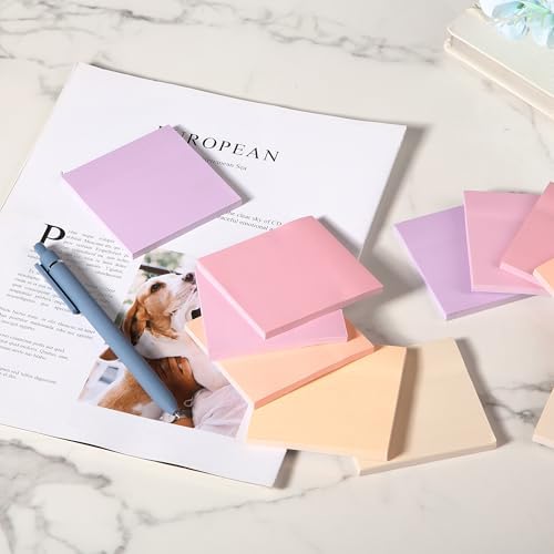 Mr. Pen- Sticky Notes, 3"x3", 12 Pads, 600 Sheets, Colorful - Image 7