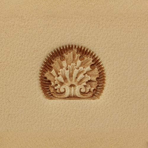 DandS ltd Leather Stamp Tool, Floral, Professional Steel Craft Tool for Leatherworking, Embossing, Carving & Stamping Leather Projects, Belts, Wallets & DIY Projects Compatible with Mallet #180