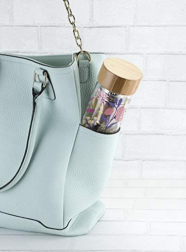 Pinky Up Blair Travel Tea Infuser Mug, Double Walled Insulated Travel Tumbler with Loose Leaf Tea Strainer, Travel Coffee Mug, Keeps Drinks Hot or Cold, 16 oz, Botanical Design - Image 6