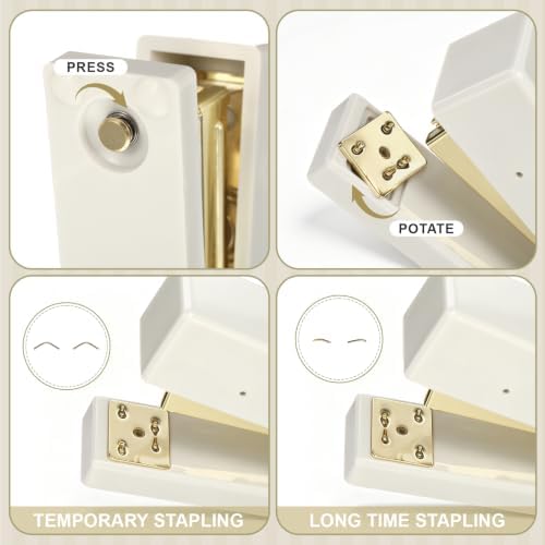 Jetec 78 Pcs Aesthetic Beige Desk Accessories Set for Women - Image 6
