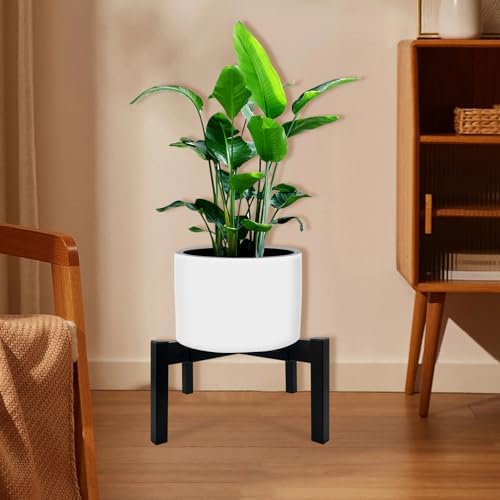 Heavy Duty Adjustable Metal Plant Stand for 10"-16" Plant Pot – Indoor & Outdoor (Black, 1 Pack) - Image 7