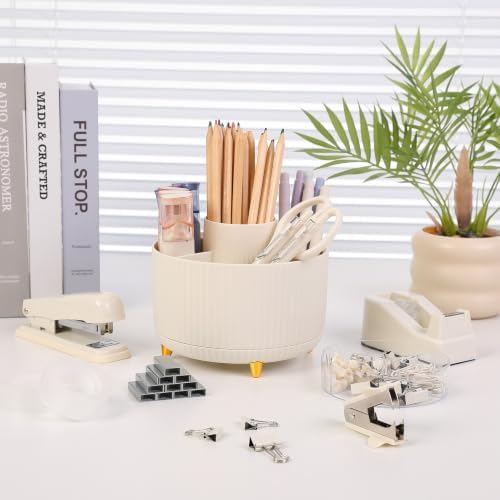 SKYDUE Desk Organizer Set with 360° Rotating Pen Holder - Image 7