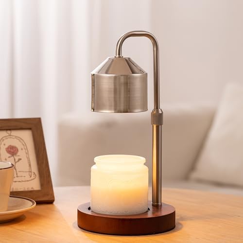 MOAFINA Chrome Candle Warmer Lamp with Timer,Height Adjustable Dimmable - Image 6