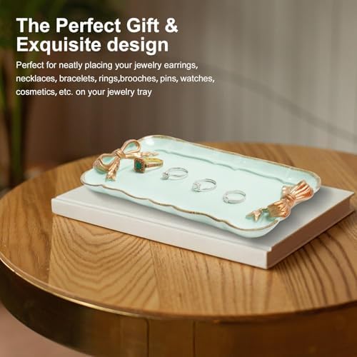 Warmtree Bow Jewelry Tray, Coquette Trinket Dish, Vanity Decor - Image 7