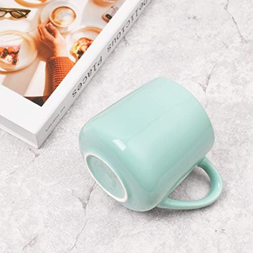 Bosmarlin Large Glossy Ceramic Coffee Mug, Tea Cup for Office and Home, 18 oz, Suitable for Dishwasher and Microwave(Mint Green, 1) - Image 6