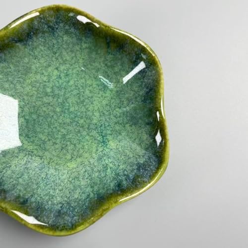 Jewelry Dish Tray - Ceramic Trinket Tray for Rings, Keys, Earrings | Decorative Key Bowl for Women, Gift for Friends, Sisters, Daughter, Mother, Lotus leaf shap, Jewelry Trays (Emerald Green) - Image 5