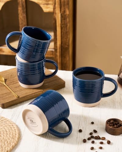 famiware Coffee Mugs Set of 6, 13 oz Mug Set, Ceramic Cup Set with Handle - Image 7
