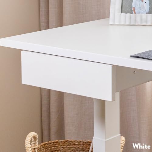 Desky Minimal Under Desk Drawer – Slim Pull-Out Metal Storage Organizer for Sit-Stand Desks, Smooth Glide, Space-Saving Design, Easy Mount, Dark Bamboo & Space Gray Frame - Image 7
