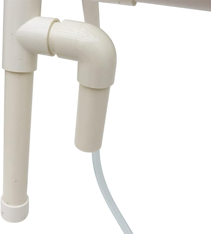 Wall-Mounted Hydroponic Grow Kit 36 Plant Sites Hydroponics Planting System 4 Food-Grade PVC Pipes Hydroponic Gardening Indoor System with 110V Well Pump,Planting Sponge,Hose