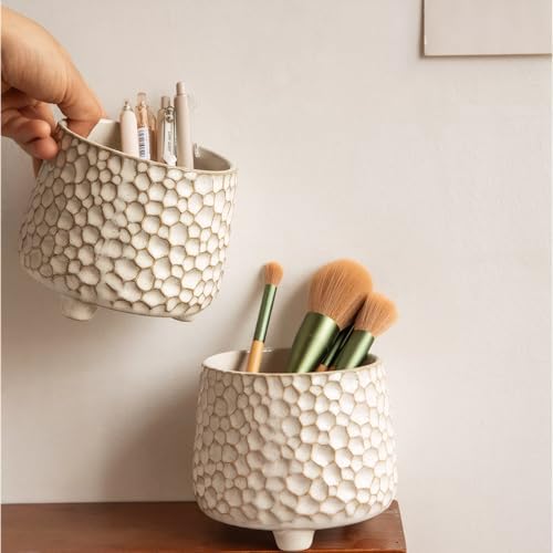 Rustic 4inch ceramic planter pot for succulent cactus and Indoor Plant - Image 7