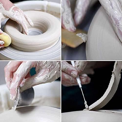 ReArt Natural Air-Dry Clay, Pottery Clay10LBs with 40 Pcs Pottery Tools Clay Sculpting Tool Set, All-Purpose Modeling Clay (White) - Image 6