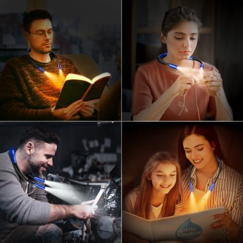 Gritin Book Light, Eye Caring 3 Colors & Dimmable Brightness Reading Light - Image 7