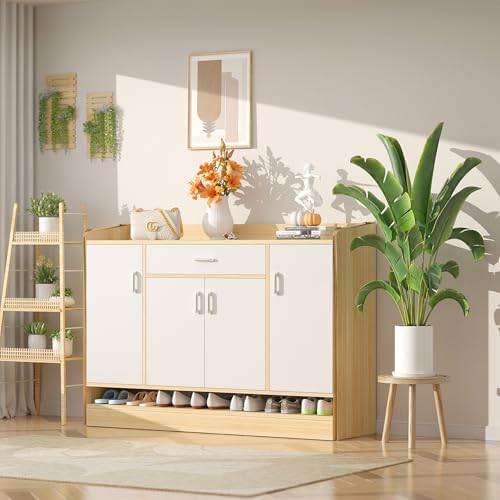 5-Pack Wood Plant Stands Indoor, Single Plant Stand for 6-12 Inch Pots, Mid-Century Modern Plant Stool, Tall Plant Stand for Large Plants for Living Room, Balcony, Office (Light Brown) - Image 7