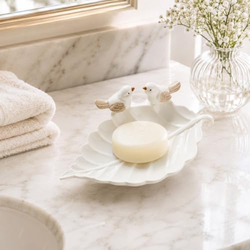 LUOZZY Ceramic Bird Leaf Trinket Dish 1Pc B2-2 - Image 7
