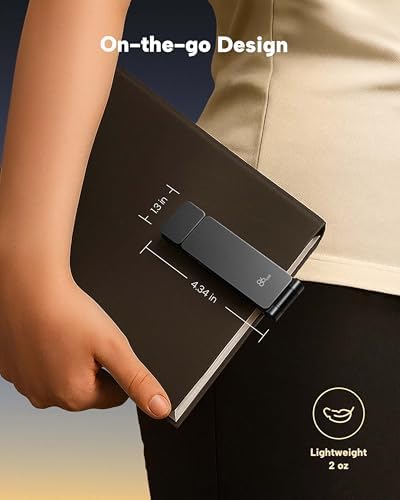 86lux Book Light, Rechargeable Clip-On LED Reading Light for Bed - Image 6