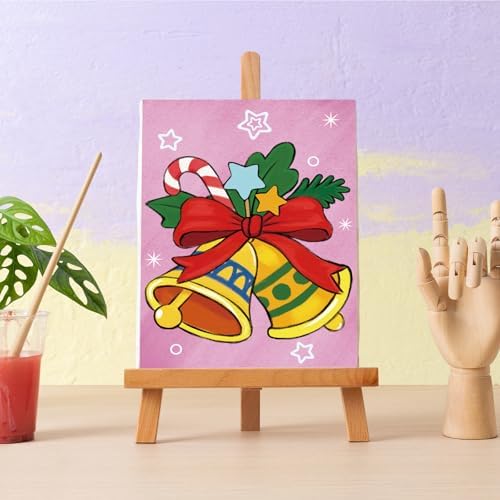 Louise Maelys Christmas Pre Drawn Canvas to Paint for Kids - Image 6