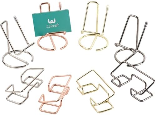Golden Business Card Holder for Desk, Cute Metal Card Organizers - Image 7